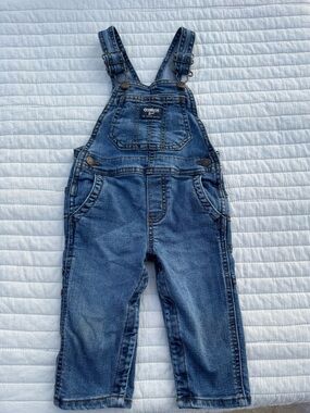 OshKosh B'gosh Classic Blue Denim Overalls for Kids